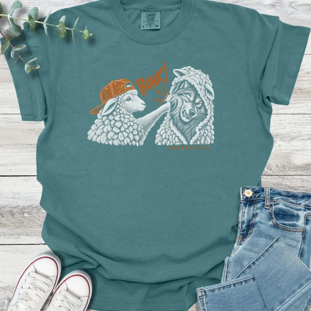 Wolf Bonk T-Shirt - Christian graphic tee