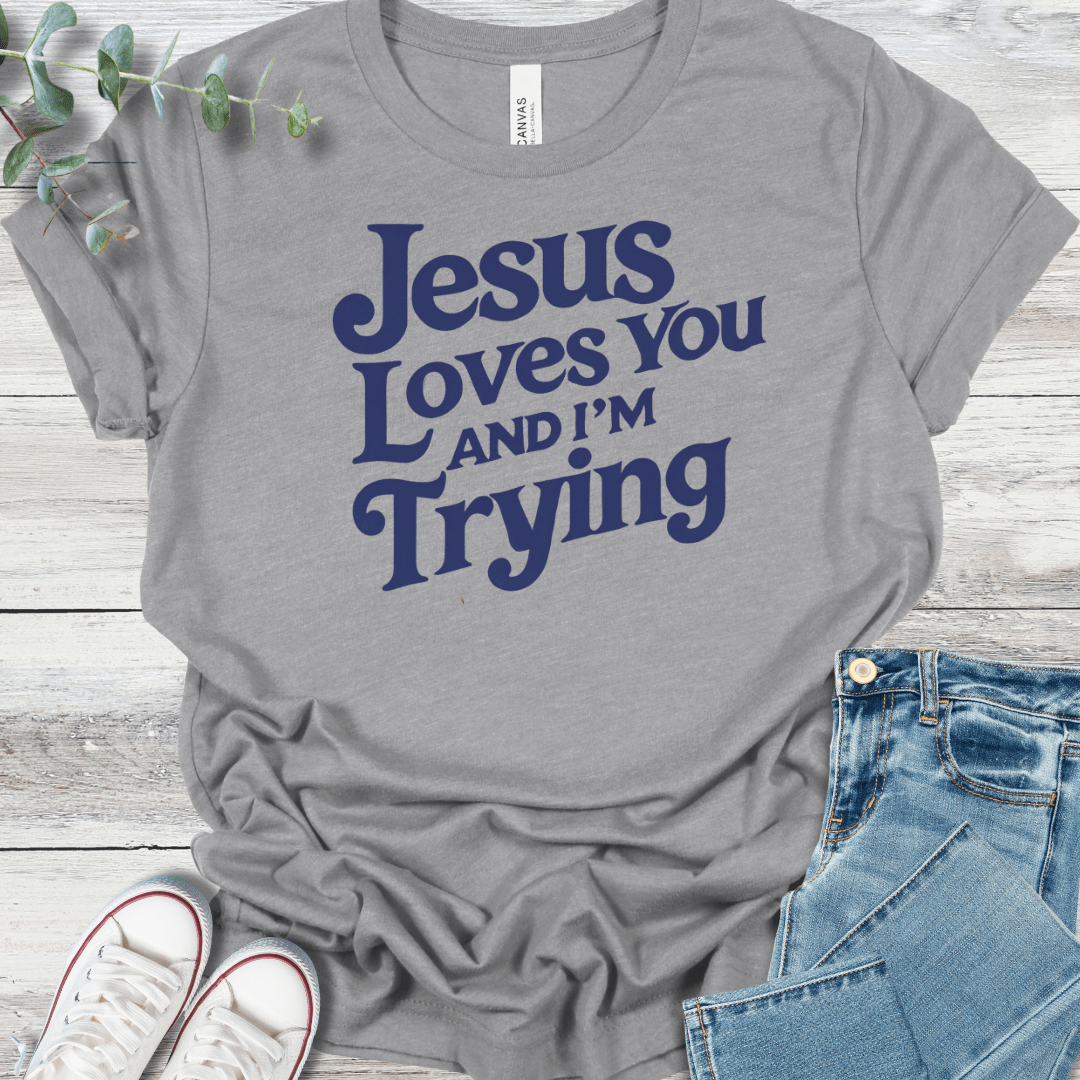 Grace In Progress T-Shirt - Christian graphic tee