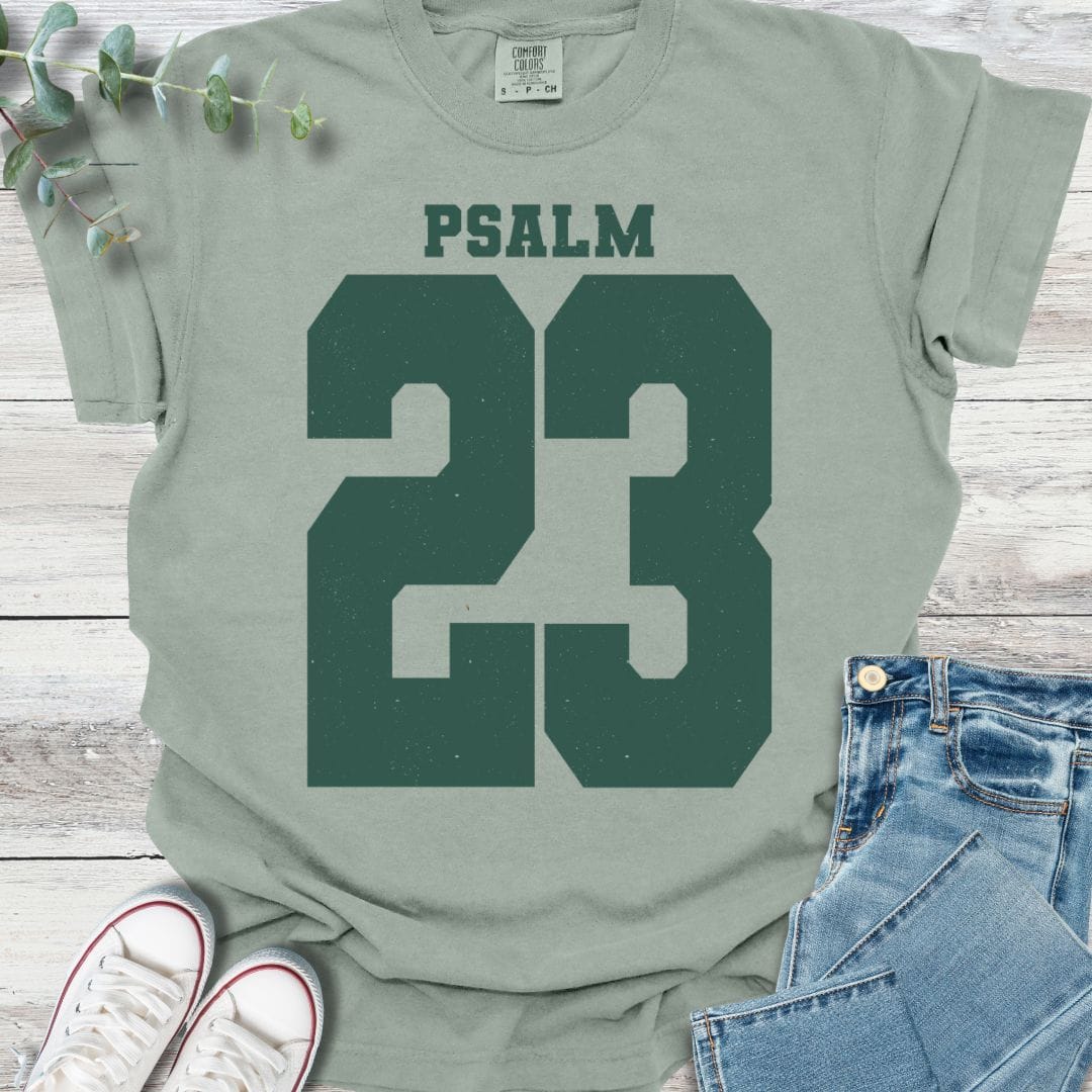 Psalm 23 T-shirt - Christian graphic tee