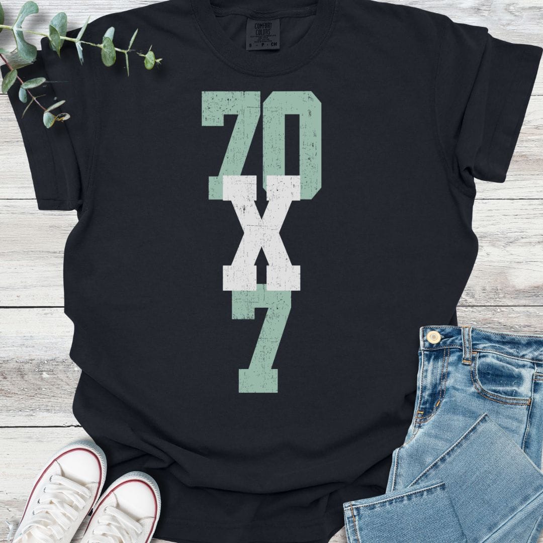 70X7 T-shirt - Christian graphic tee