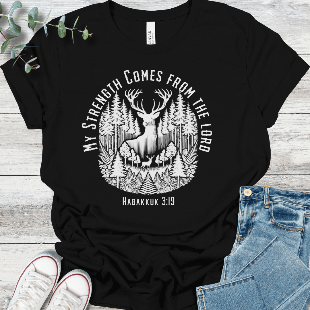 Divine Strength T-Shirt - Christian graphic tee