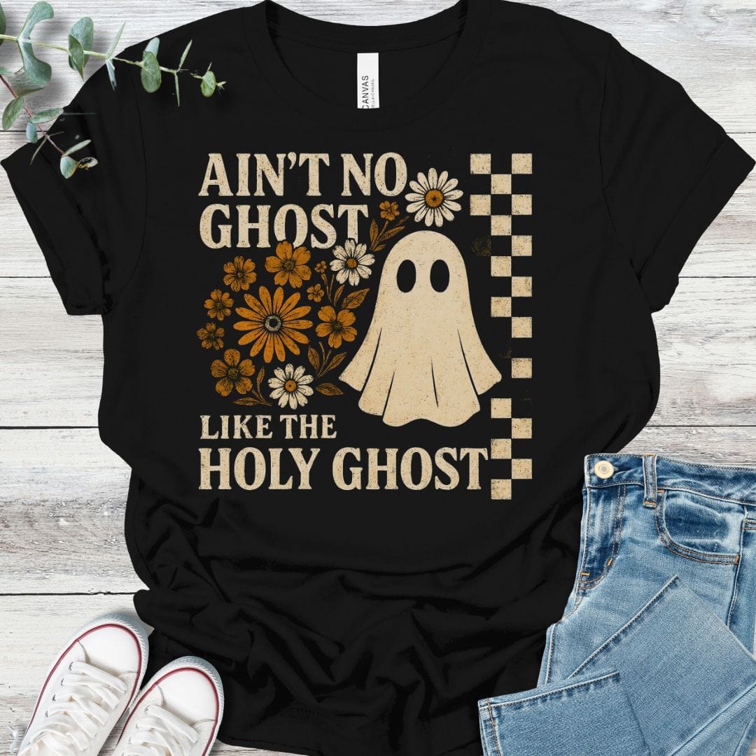 Holy Ghost T-Shirt in Black - Christian graphic tee