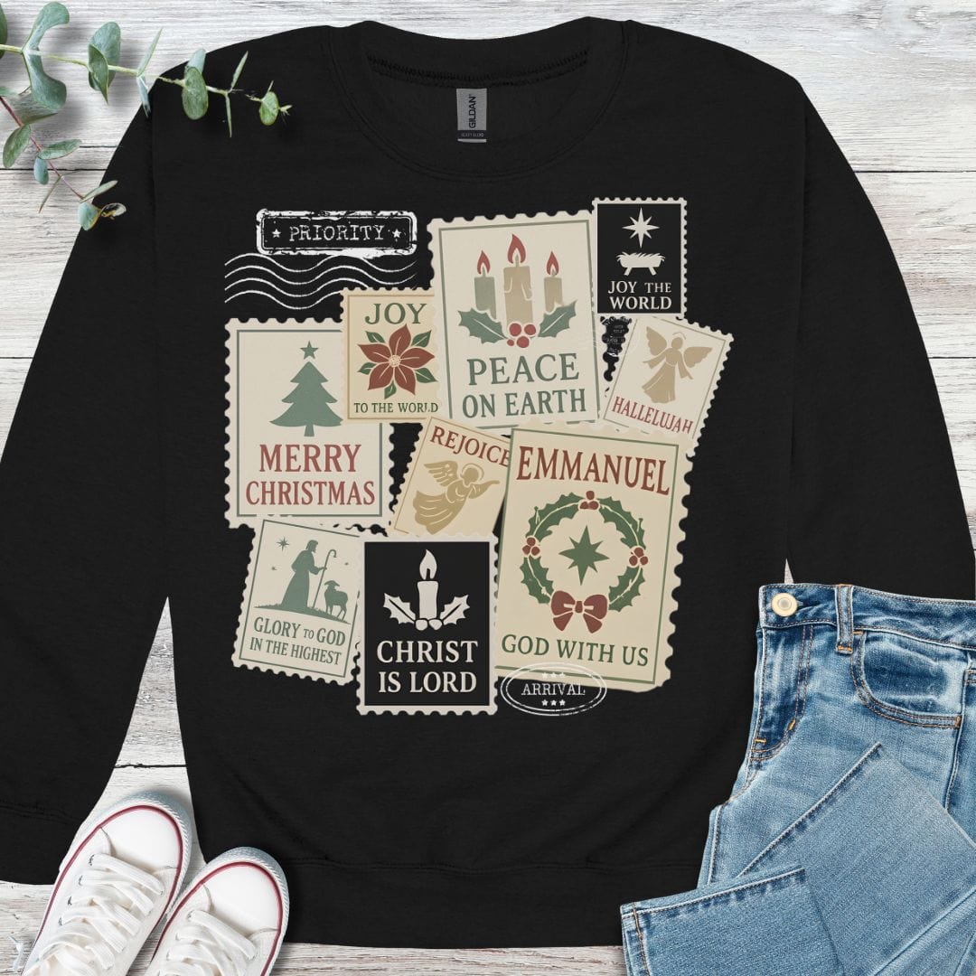 Christmas Stamps Sweatshirt