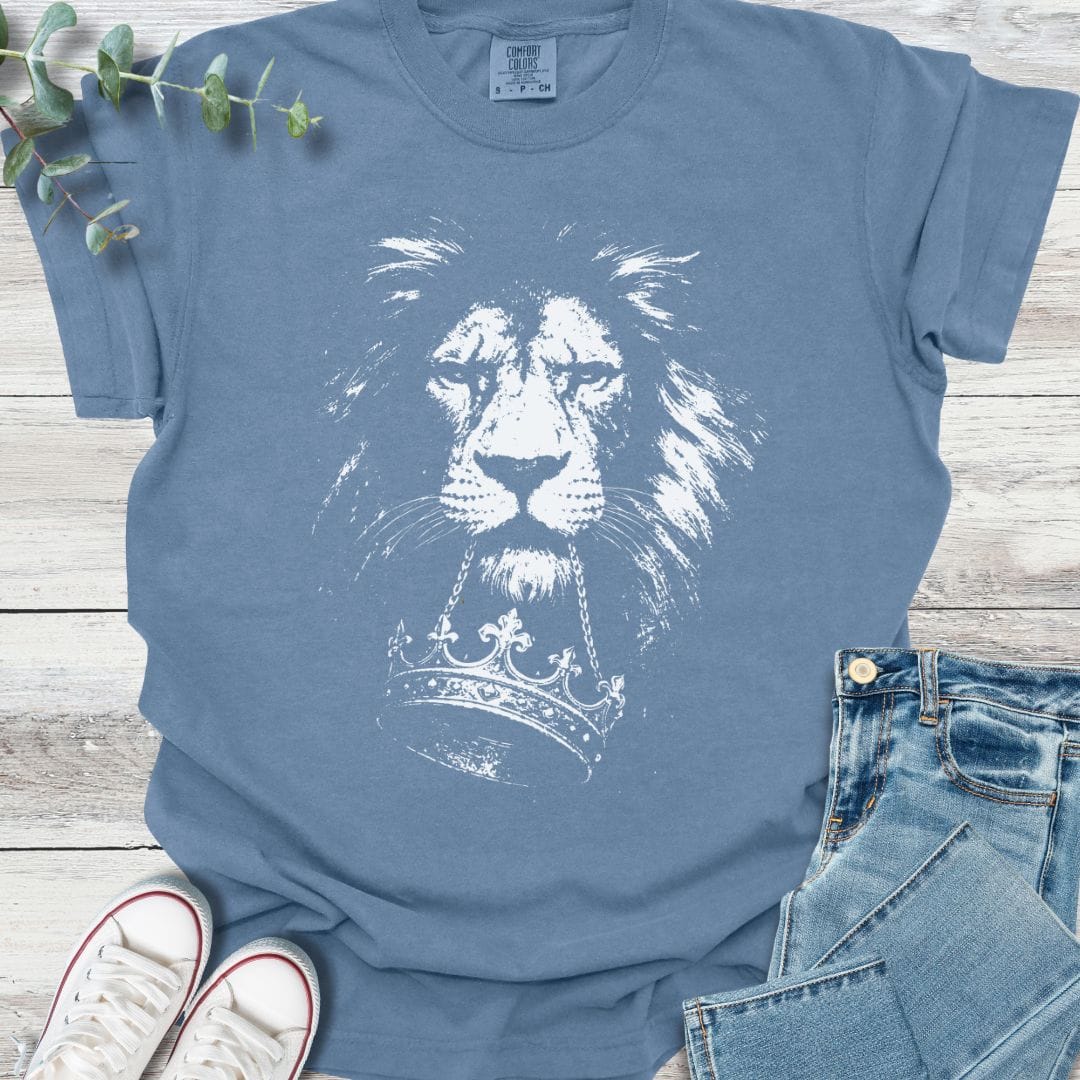 Lion and King T-Shirt - Christian graphic tee