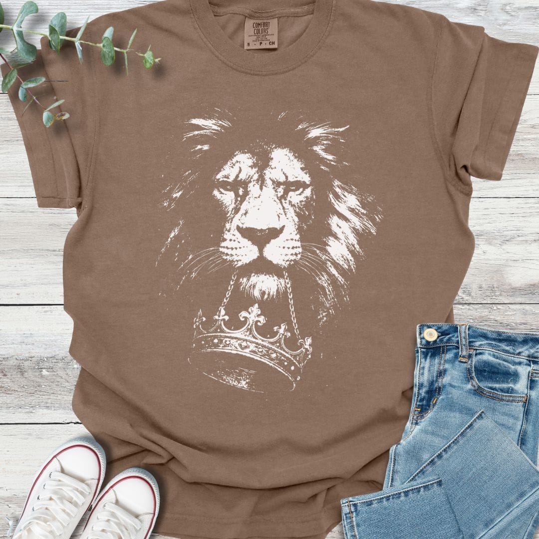 Lion and King T-Shirt - Christian graphic tee
