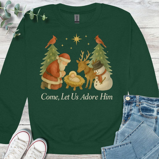 Christmas Adoration Sweatshirt