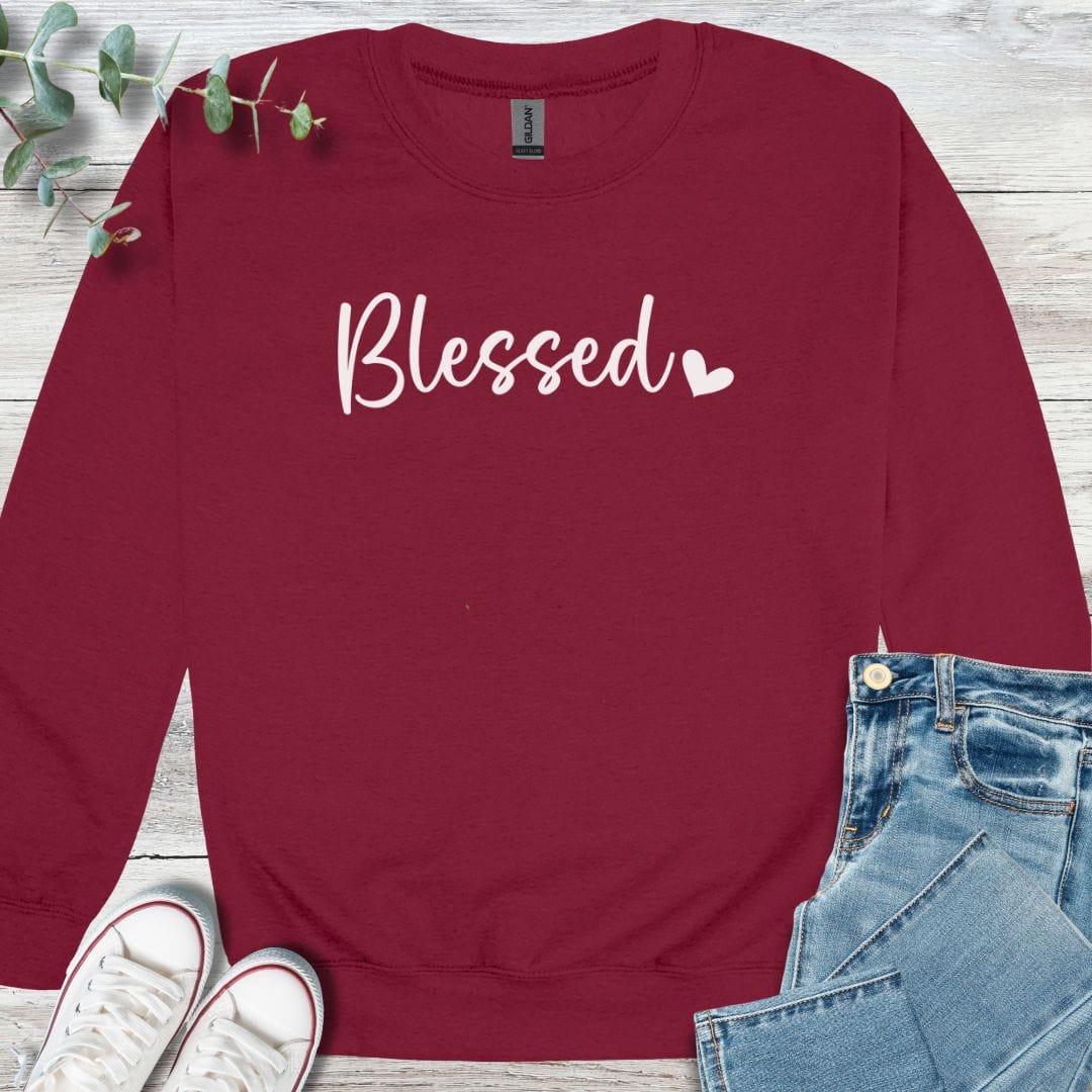 Blessed Sweatshirt - Christian graphic sweatshirt
