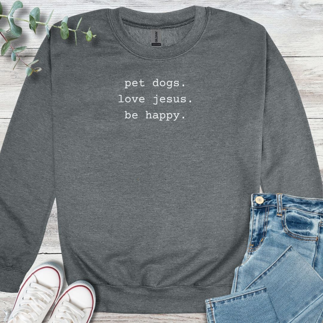 Simple Joys Sweatshirt - Christian graphic sweatshirt