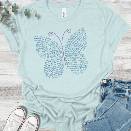 Scripture Butterfly Tee