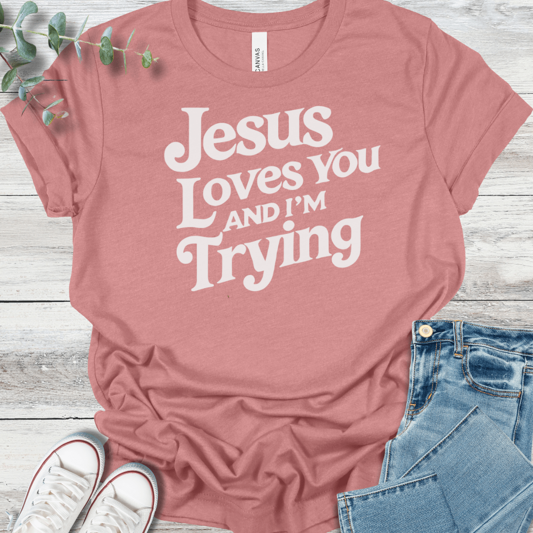 Grace In Progress T-Shirt - Christian graphic tee