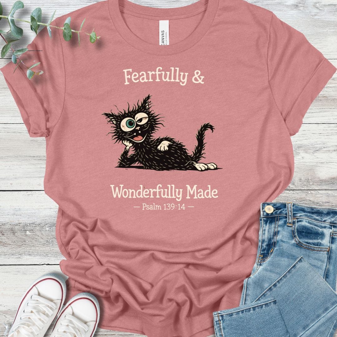Wonderfully Made T-Shirt - Christian graphic tee