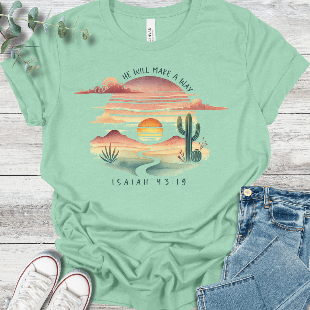 Make a Way T-Shirt - Christian graphic tee