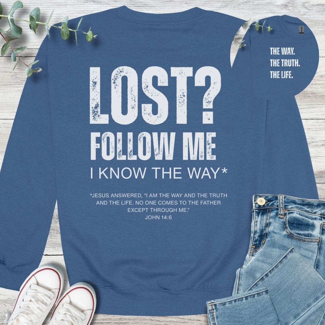 Lost Sweatshirt - Christian graphic sweatshirt