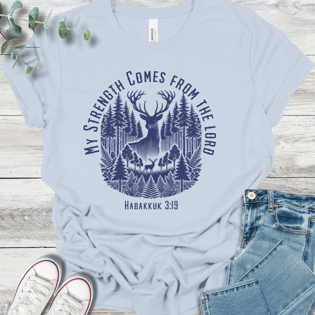 Divine Strength T-Shirt - Christian graphic tee