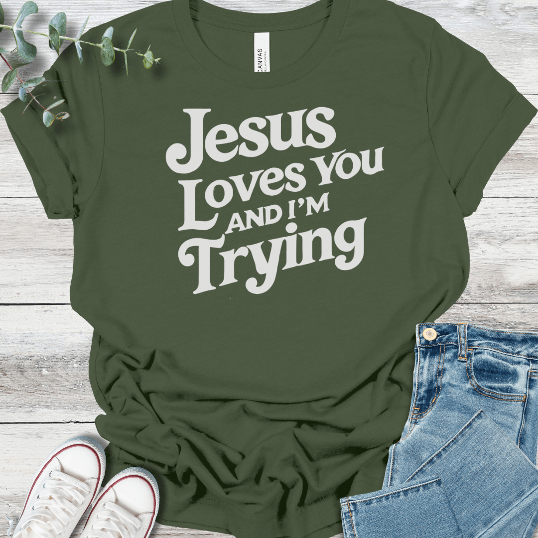 Grace In Progress T-Shirt - Christian graphic tee