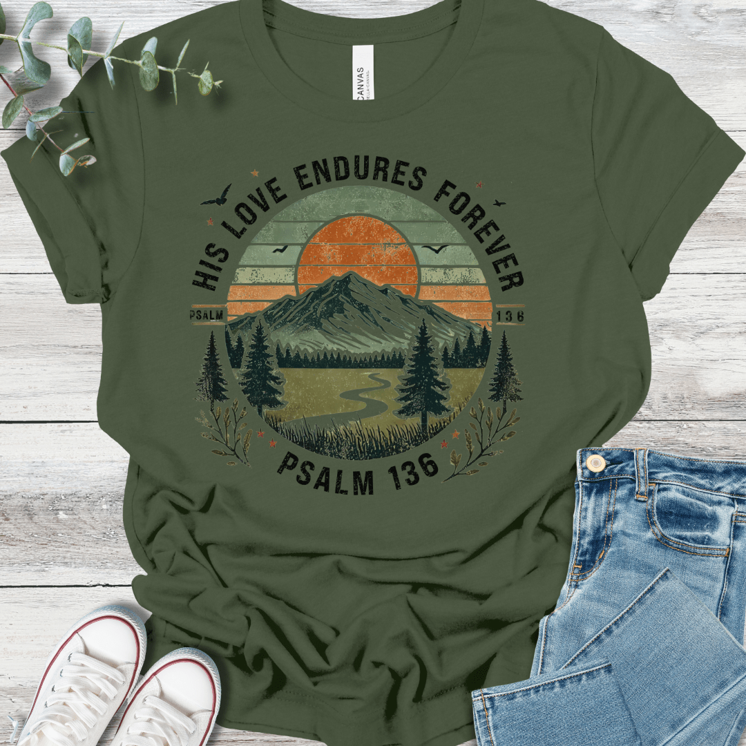 Psalm Mt. T-Shirt - Christian graphic tee