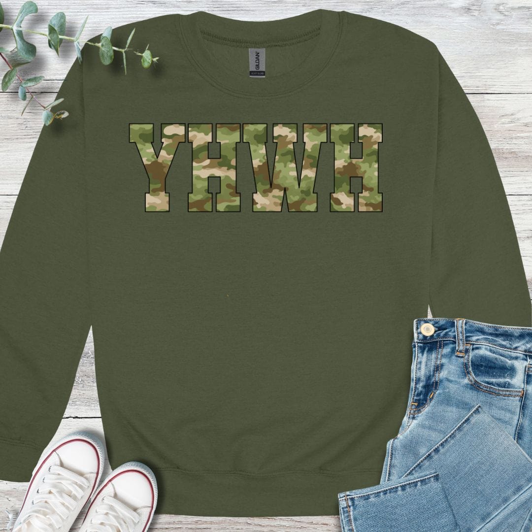 Camo YHWH Sweatshirt