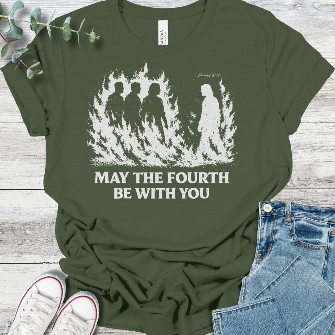 The Fourth T-Shirt - 4XL Special Order - Christian graphic tee