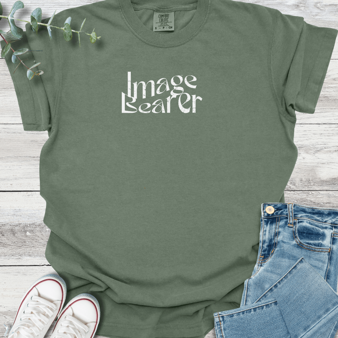 Image Bearer T-shirt in Moss - Christian graphic tee