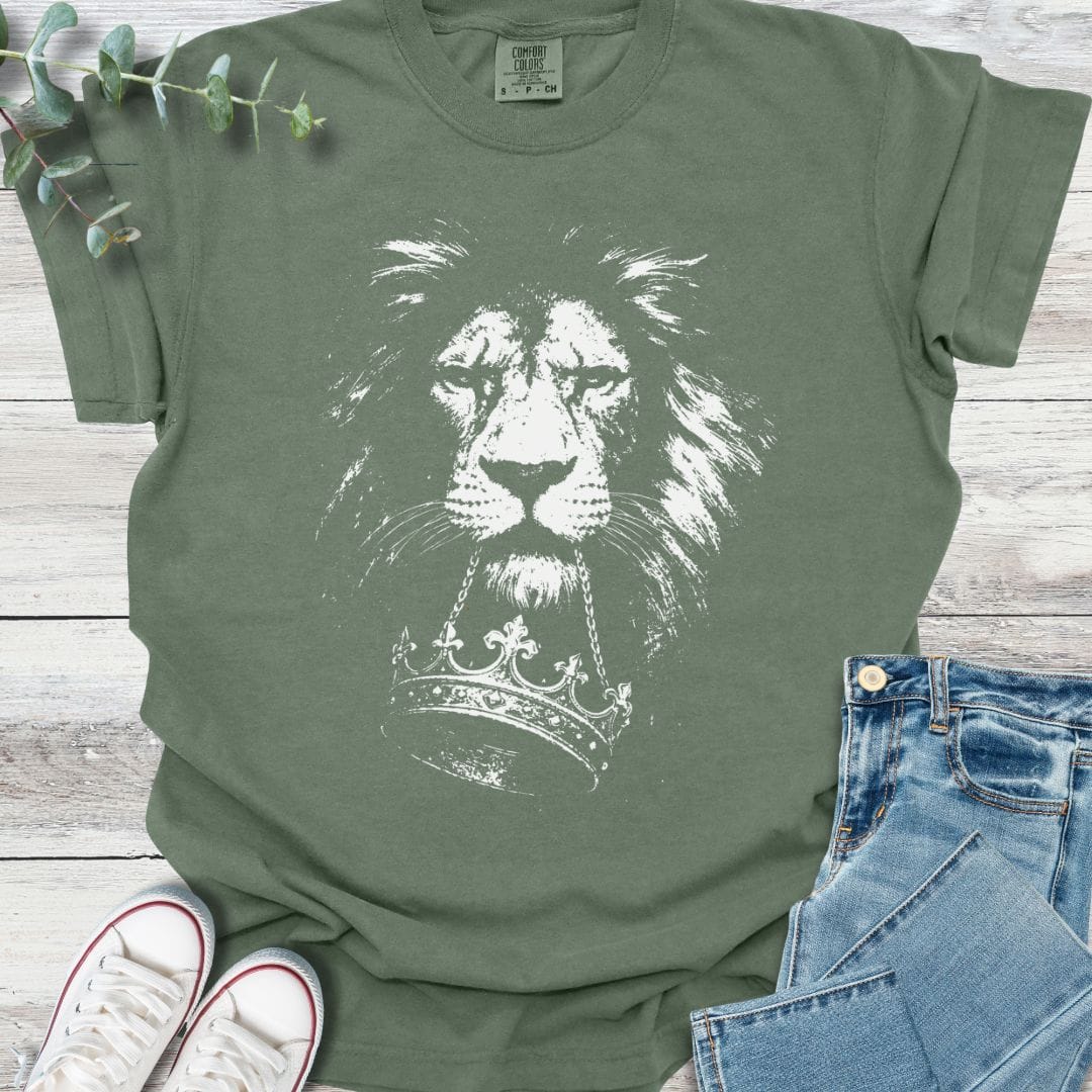 Lion and King T-Shirt - Christian graphic tee