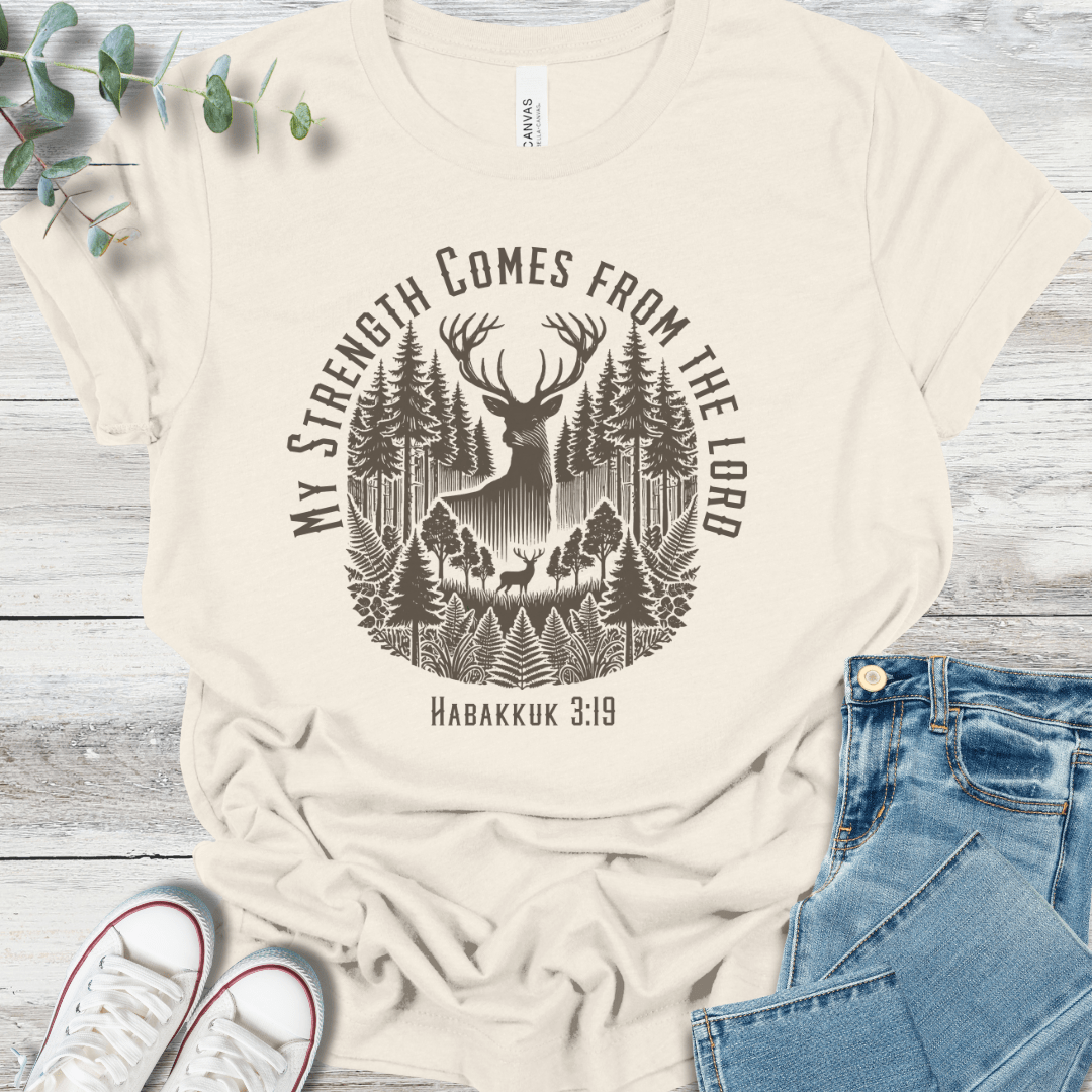 Divine Strength T-Shirt - Christian graphic tee