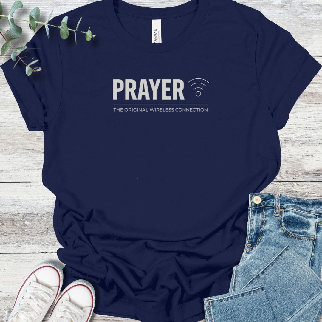 Original Wifi T-Shirt in Navy - Christian graphic tee