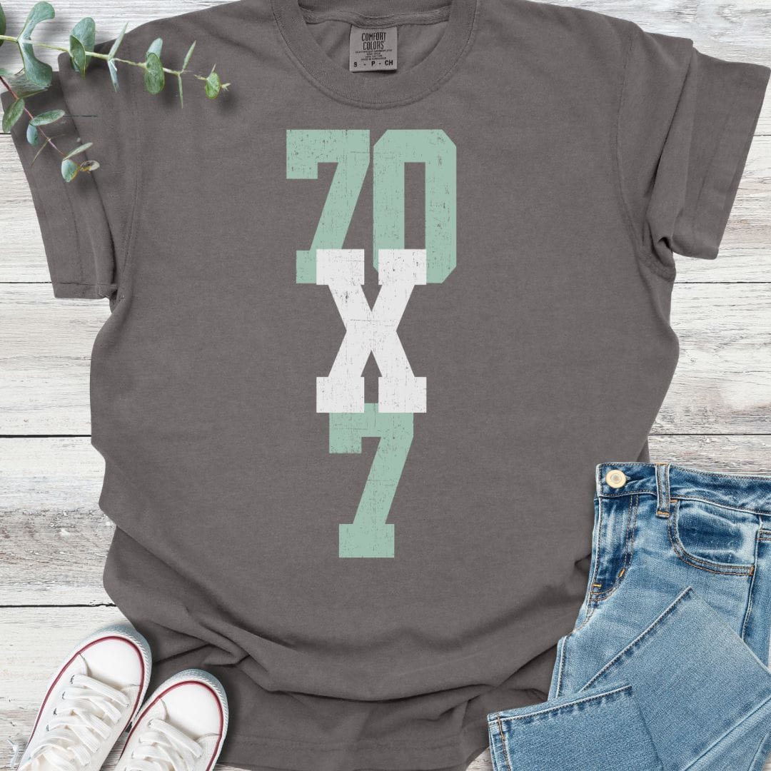 70X7 T-shirt - Christian graphic tee