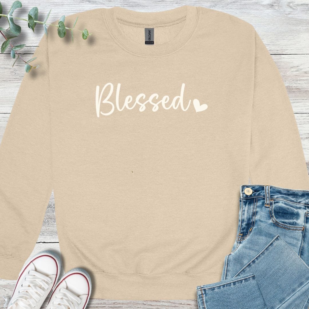 Blessed Sweatshirt - Christian graphic sweatshirt