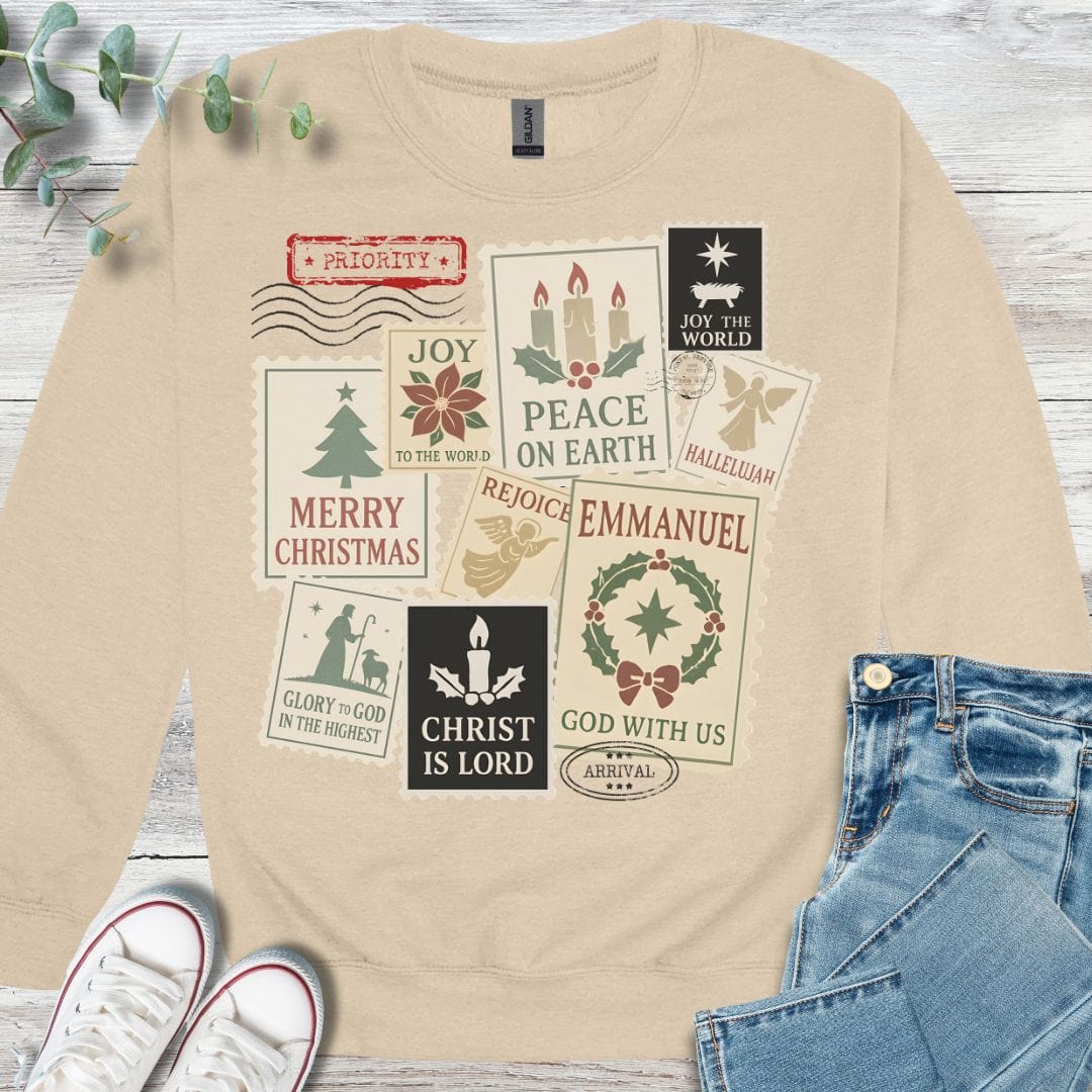 Christmas Stamps Sweatshirt