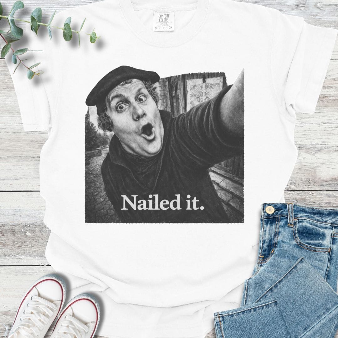 Nailed It T-shirt - Christian graphic tee