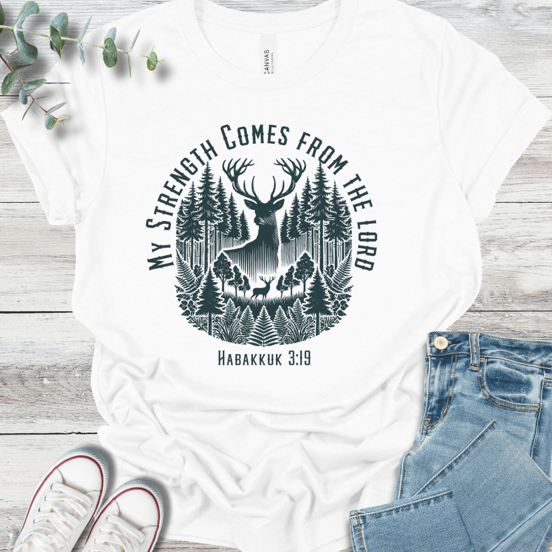 Divine Strength T-Shirt - Christian graphic tee