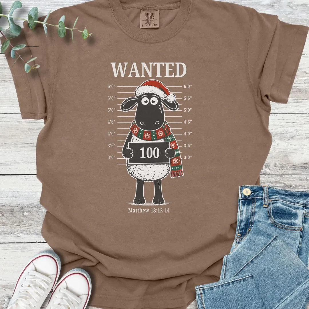 Christmas' Most Wanted T-Shirt - Christian graphic tee