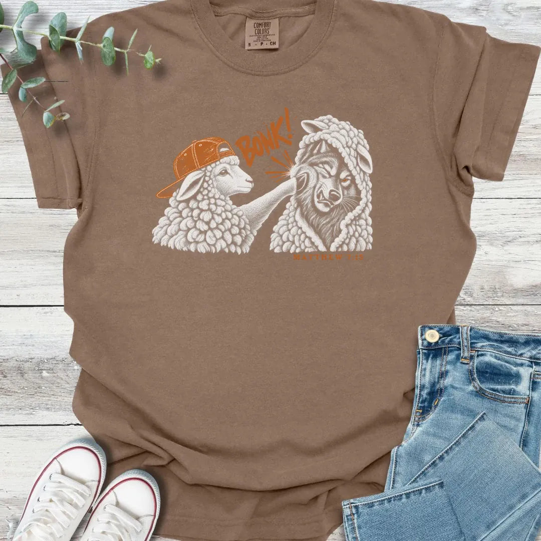 Wolf Bonk T-Shirt - Christian graphic tee