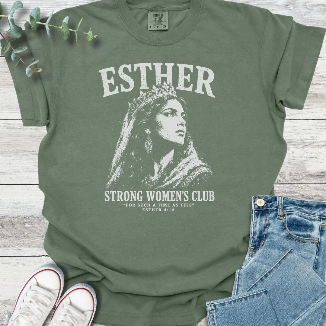 Esther Strong T-Shirt - Christian graphic tee