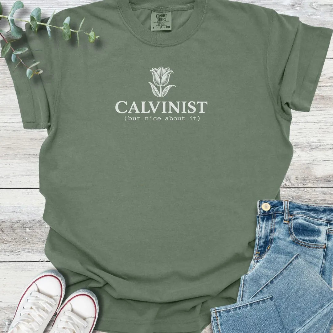 Nice Calvinist T-Shirt - Christian graphic tee