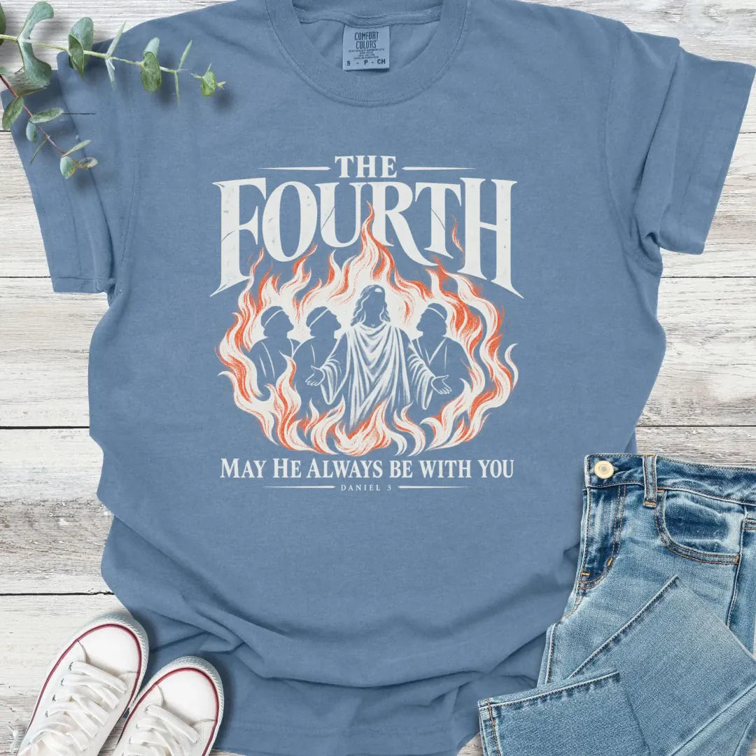 Fourth in Fire T-Shirt - Christian graphic tee