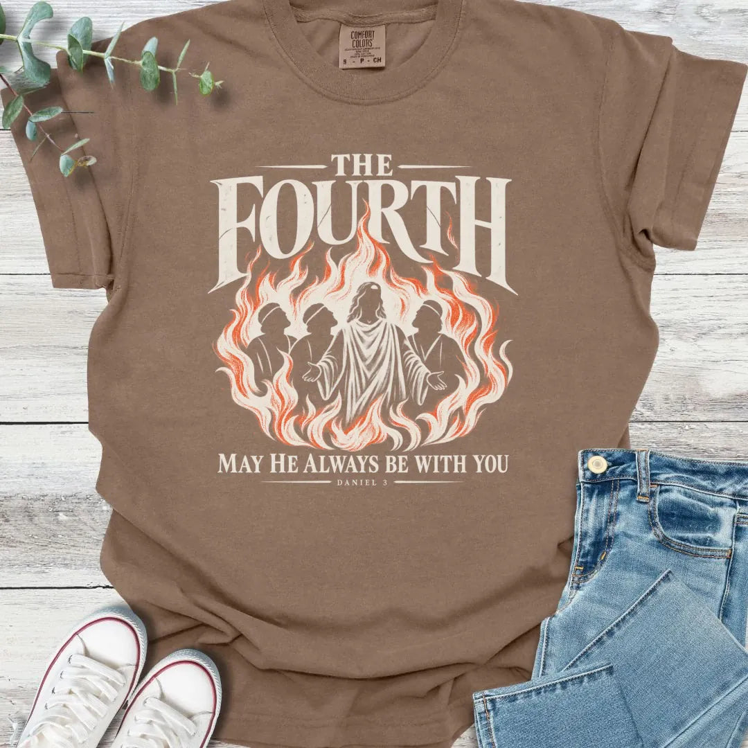 Fourth in Fire T-Shirt - Christian graphic tee