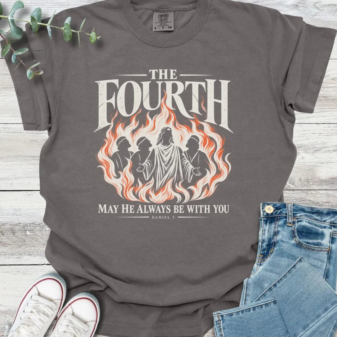 Fourth in Fire T-Shirt - Christian graphic tee