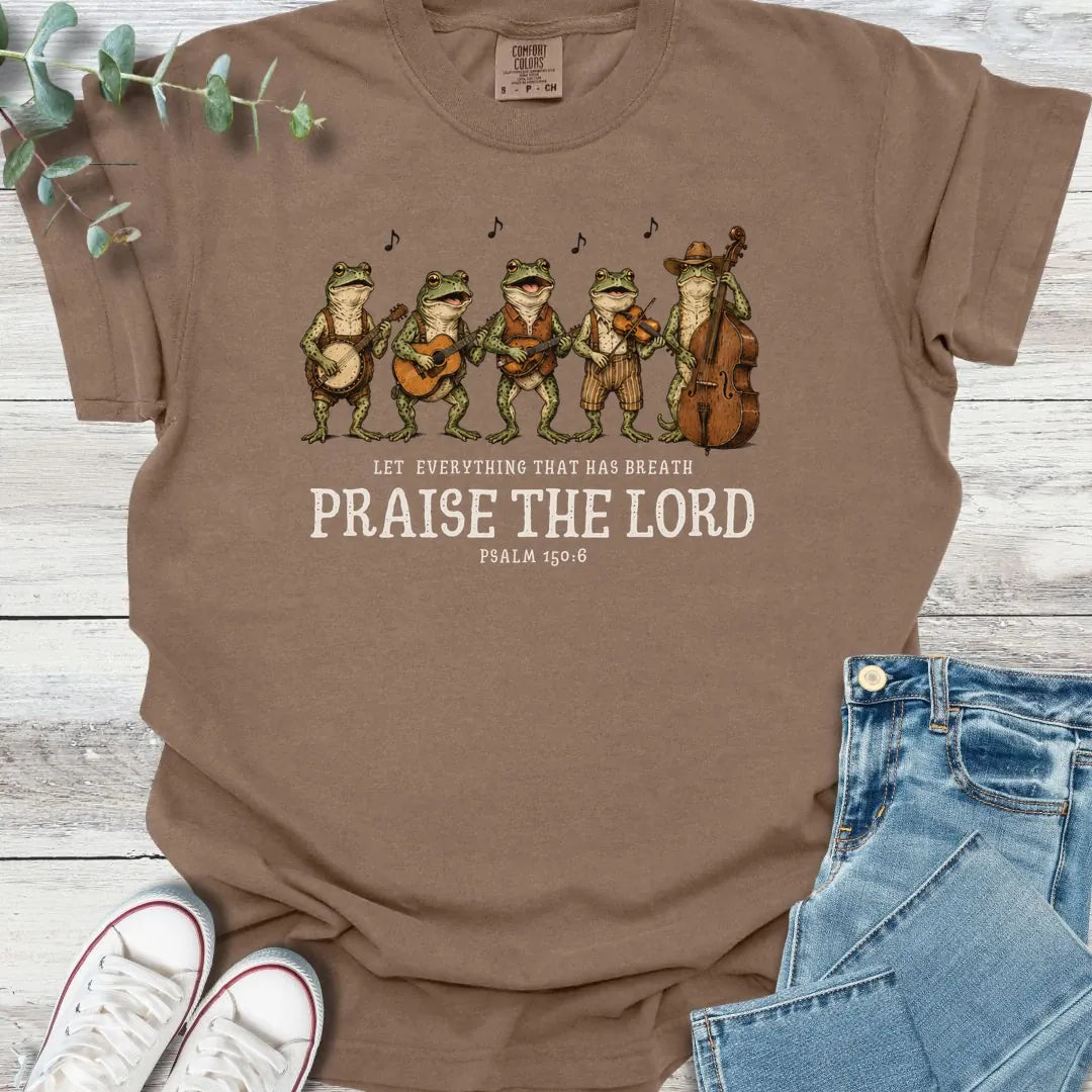 Frog Band T-Shirt - Christian graphic tee