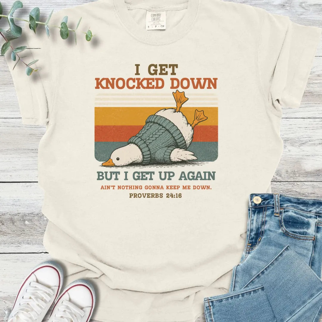 Get Up Again T-Shirt - Christian graphic tee