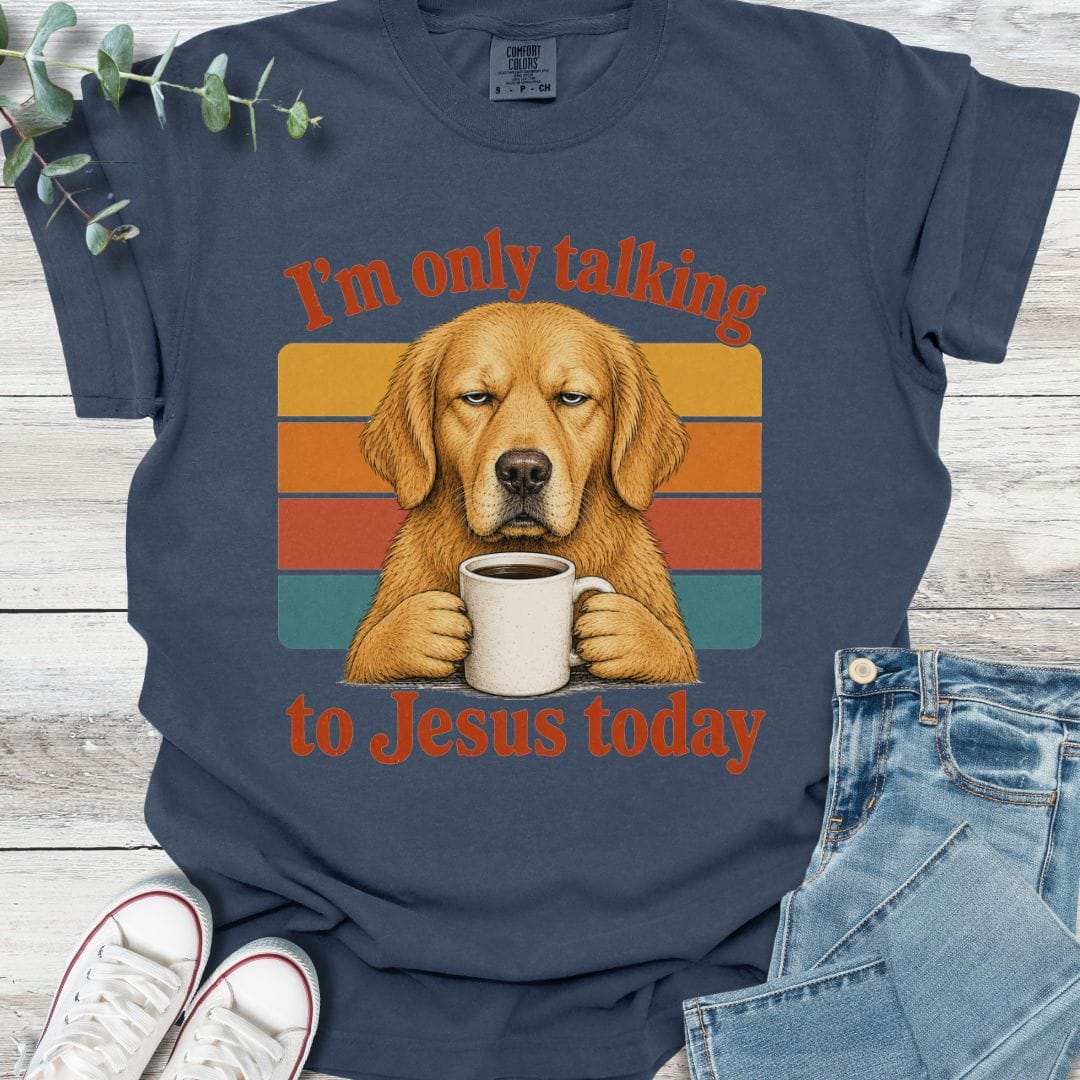 Not Today T-Shirt in Navy - Christian graphic tee