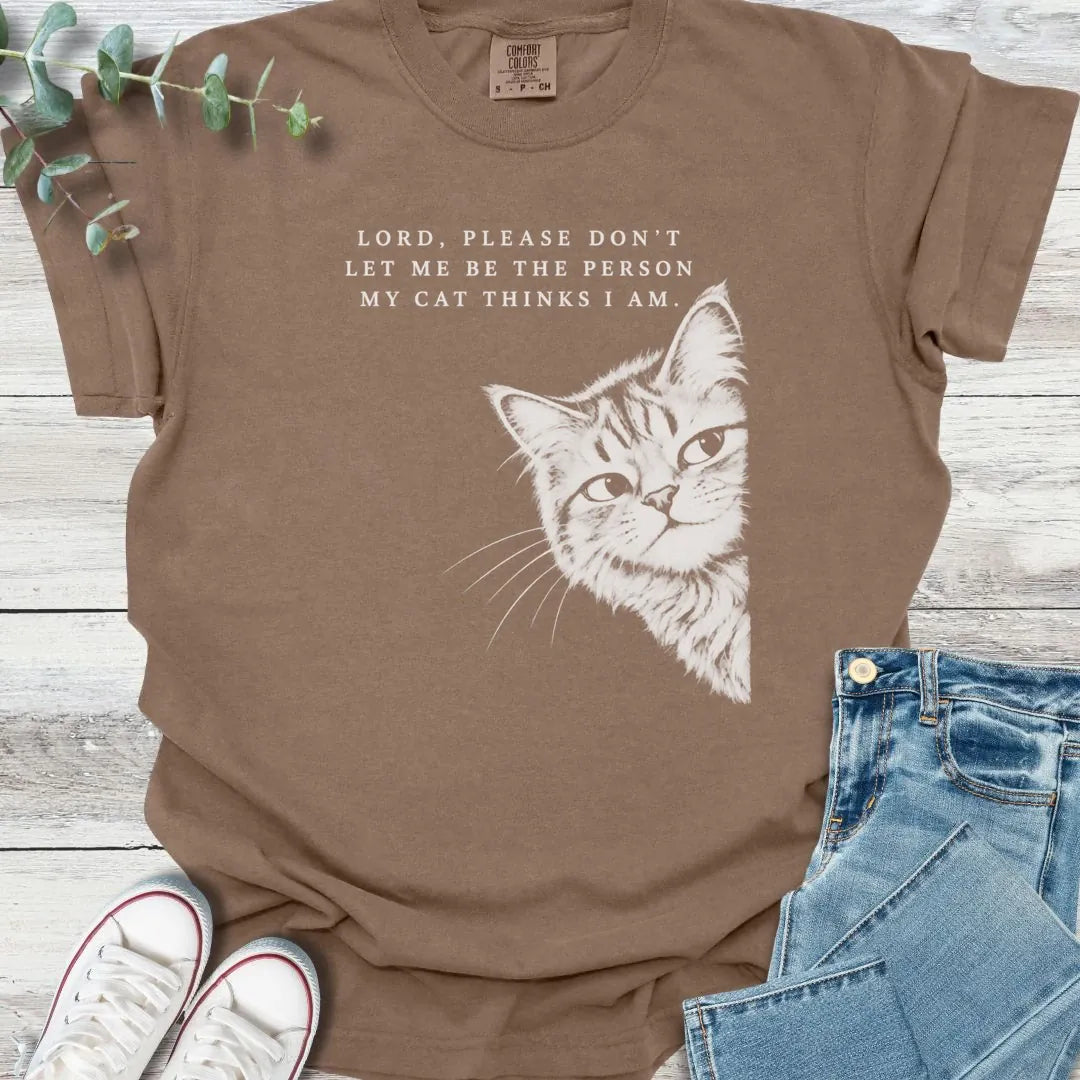 Purrfect Prayer T-Shirt - Christian graphic tee
