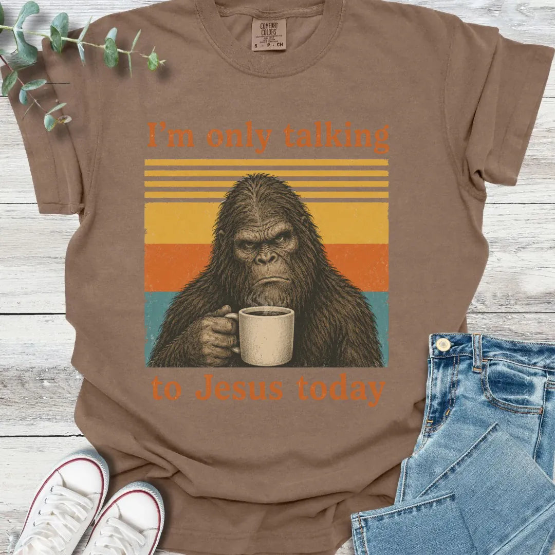 Sasquatch Energy T-Shirt in Espresso - Christian graphic tee