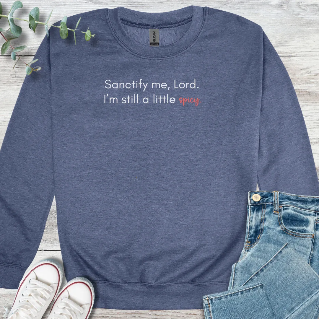 Spicy Sweatshirt - Christian graphic sweatshirt