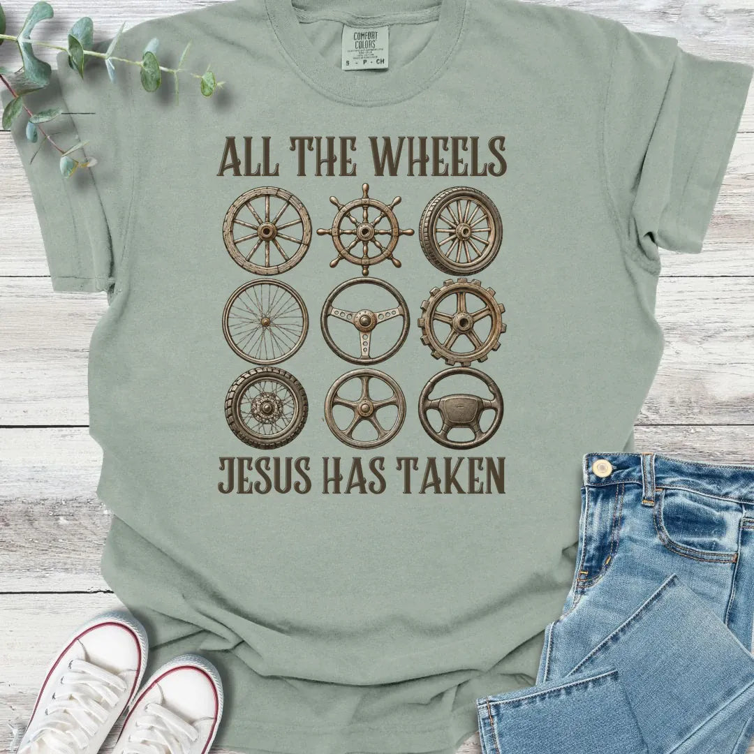 Take the Wheel T-Shirt - Christian graphic tee