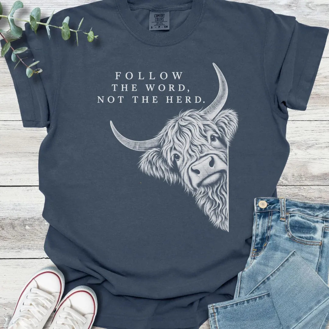 Word Over Herd T-Shirt - Christian graphic tee