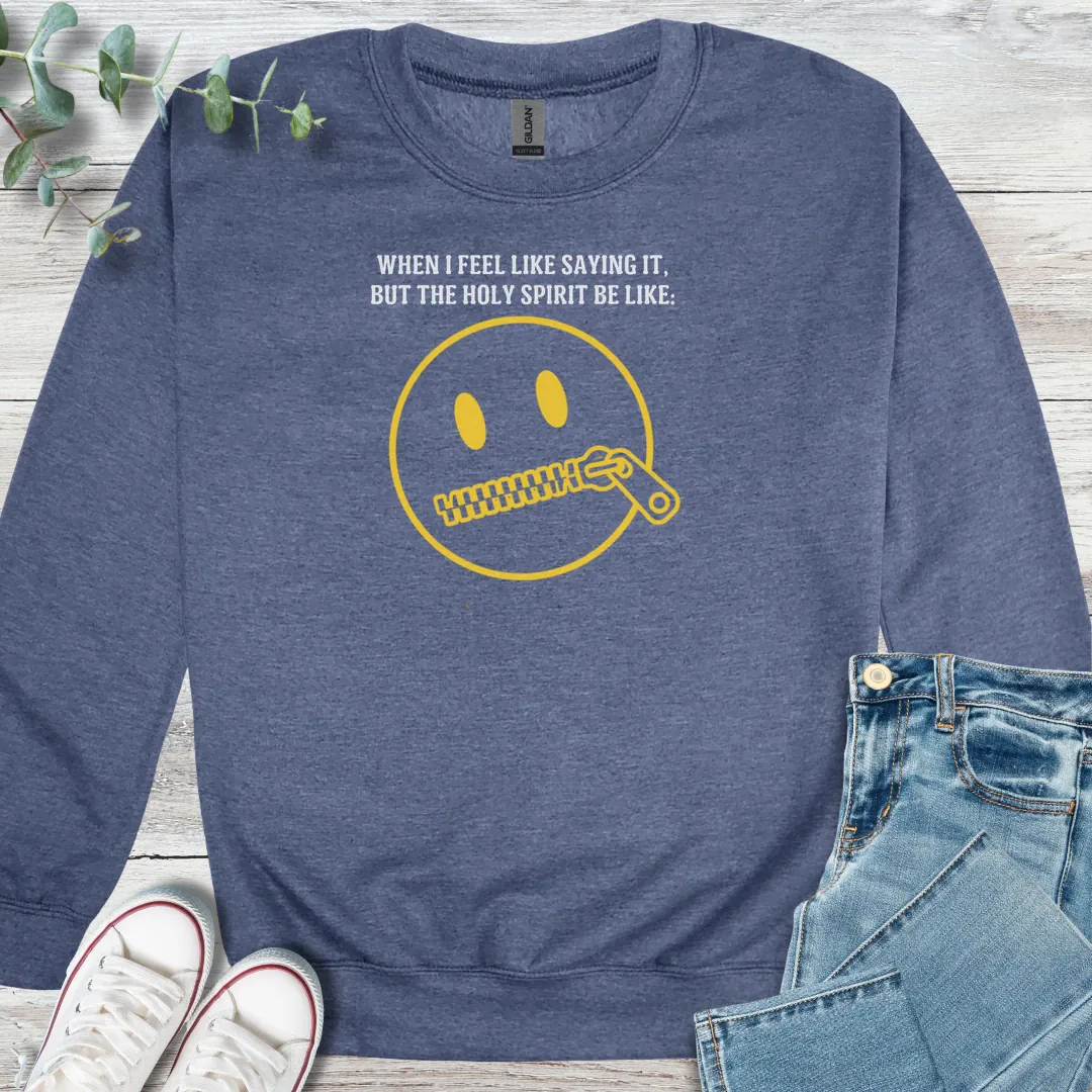 Zip It Sweatshirt - Christian graphic sweatshirt