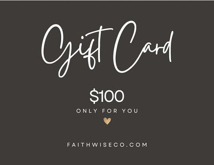 FaithWise + Co Gift Cards