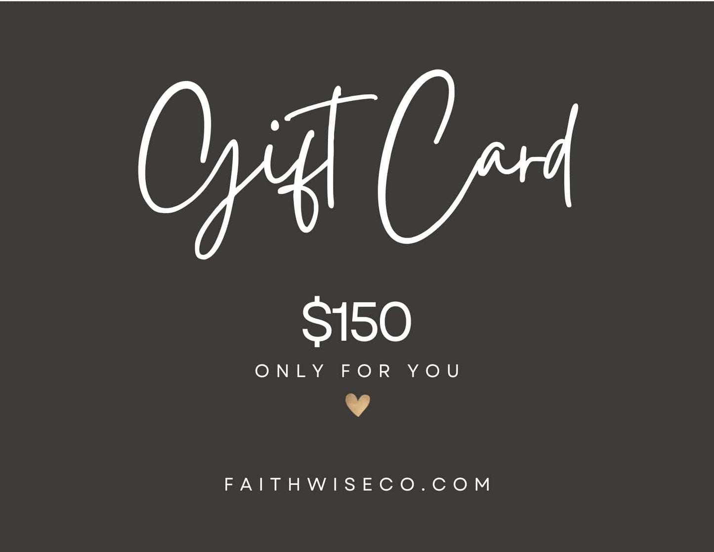 FaithWise + Co Gift Cards