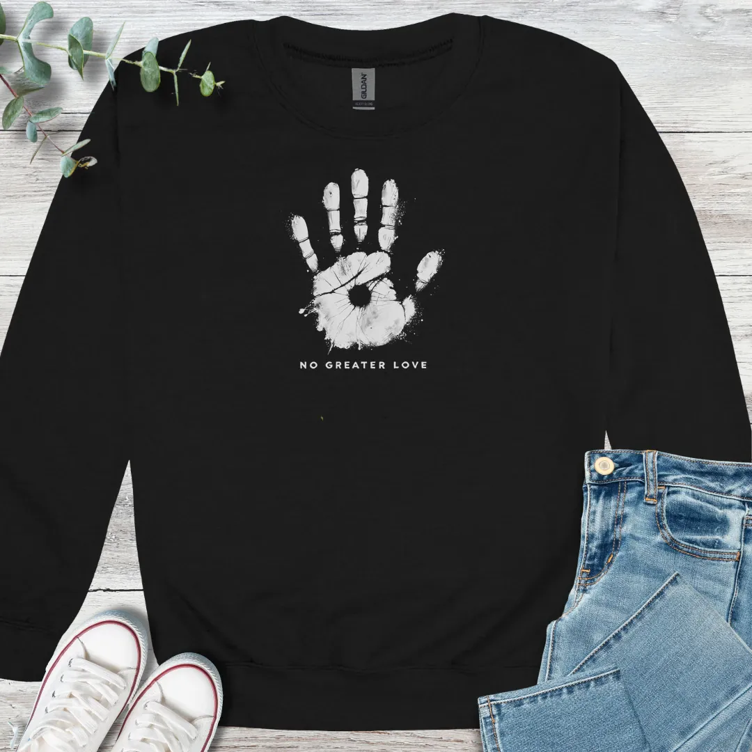 Handprint Sweatshirt - Christian graphic sweatshirt